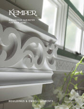 Cover of Kemper moulding brochure