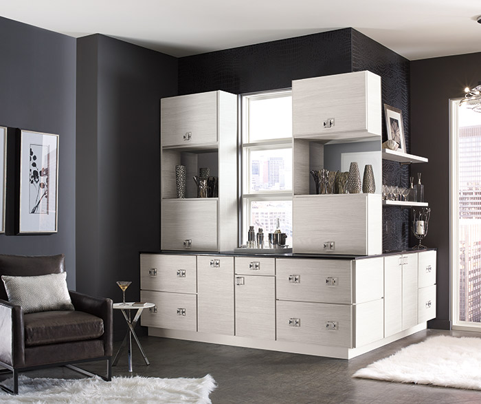 Kitchen with Cherry Cabinets - Kemper Cabinetry