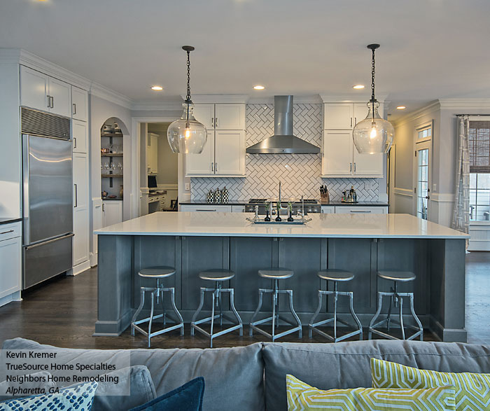 White Opaque Cabinet Finish on Maple - Kemper Cabinetry